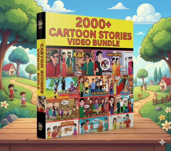 2000+ viral cartoon bundle.